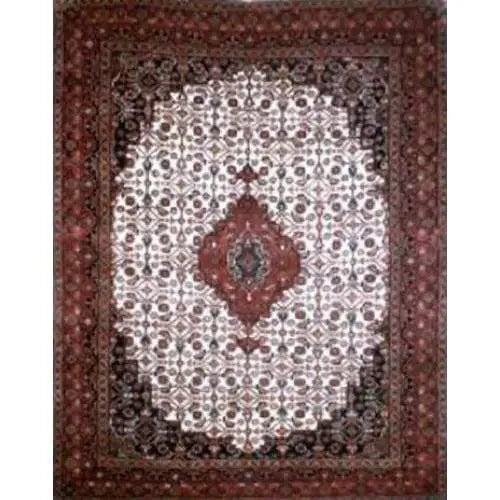 One Of The Kind Indian Hand-Knotted Rug 6'5" X 4'9"
